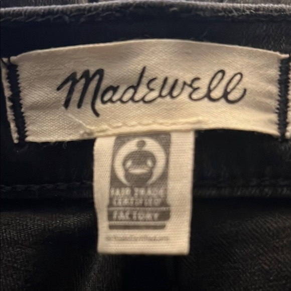Madewell NWOT Kick Out Crop Jeans in Beckley Wash Size 25 - Picture 5 of 6
